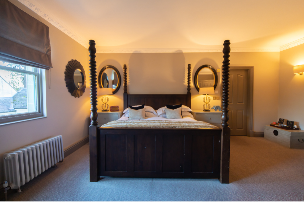 Fabulous room four poster bed